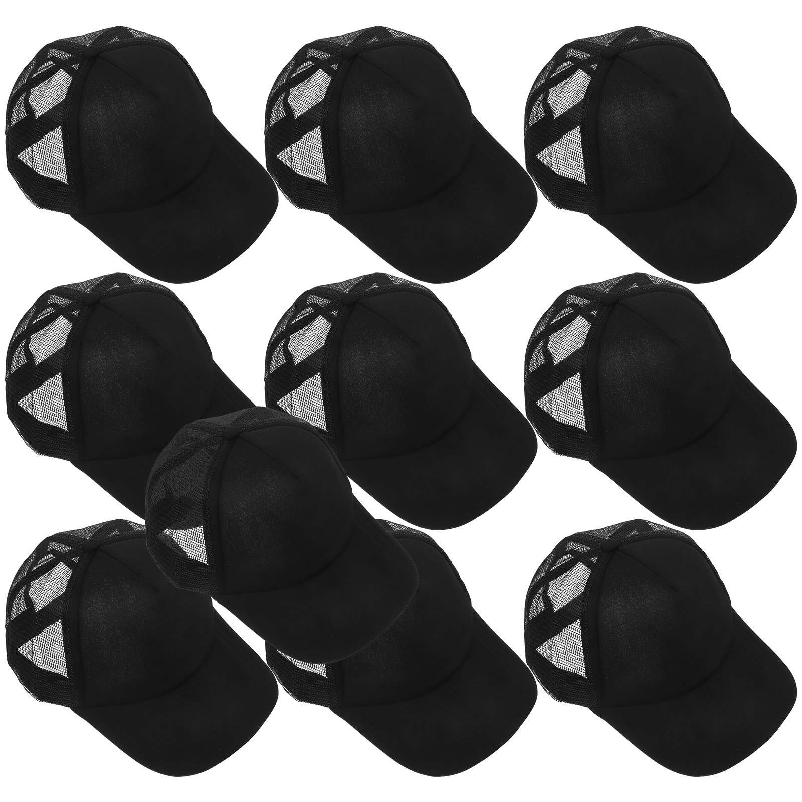 Hat Sublimation Blank - 10 casquettes de baseball en maille