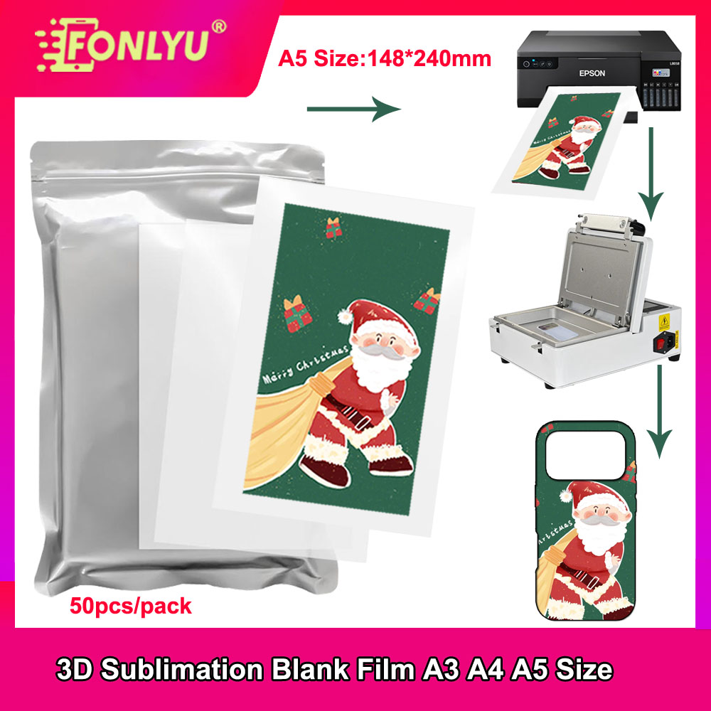 Phone Case Blank Print - Papier de Film de Sublimation 3D