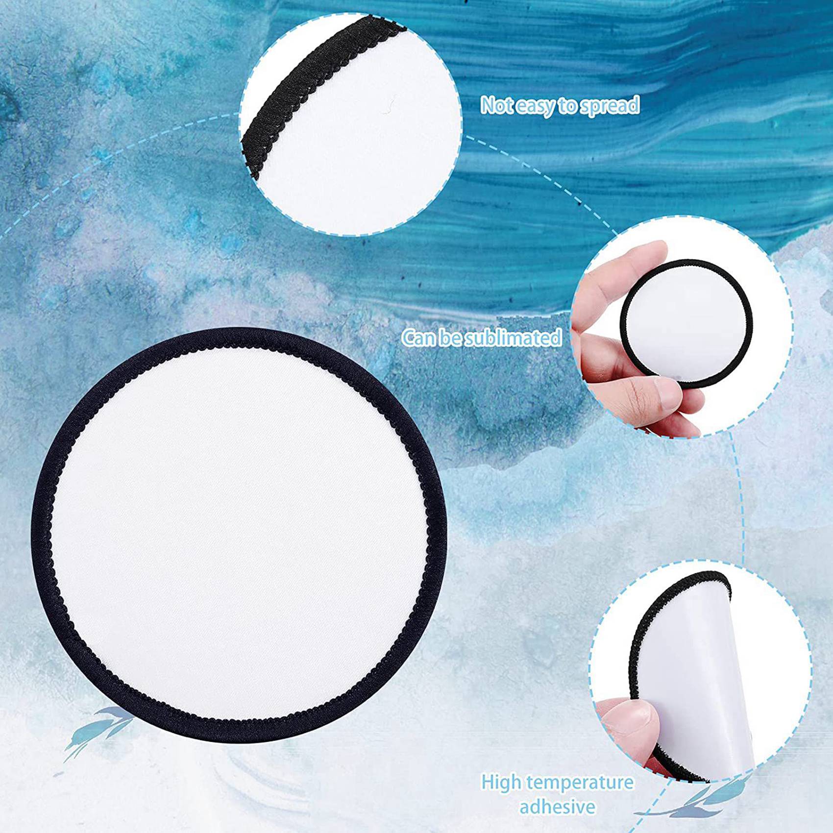 ABXF-48 Pièces de patchs vierg - Hat Sublimation Blank avis et prix